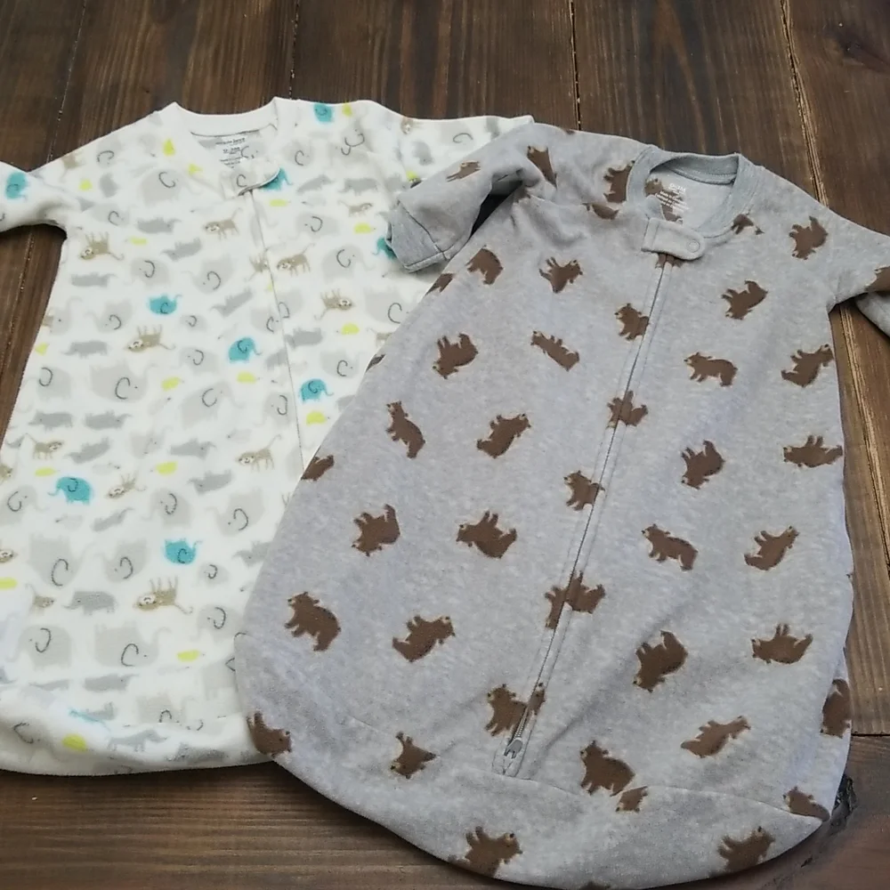 Carter's Fleece Sleep Sack Bundle 0-3M